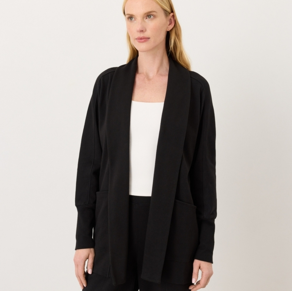NEW Pact Organic Cotton Women's Airplane Wrap Cardigan - Small